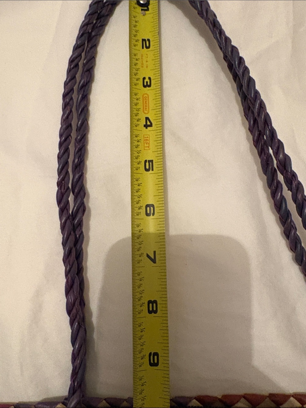 NWOT Woven Multicolor Straw Tote Bag - Unbranded - Picture 9 of 9